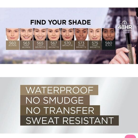 🆕💄L'Oreal Unbelieva Brow Gel - #360, Blonde - Picture 3 of 5